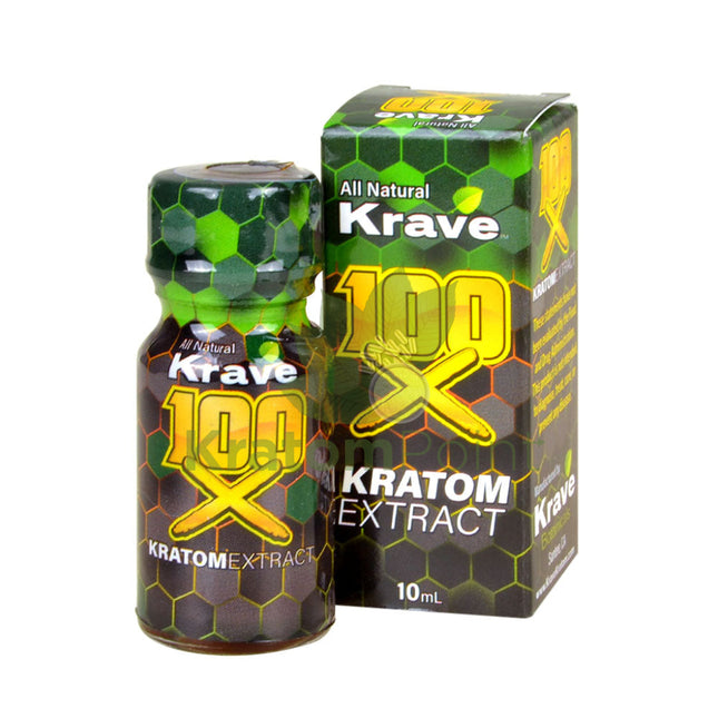 Krave Kratom 100X Extract 10Ml 1 Bottle