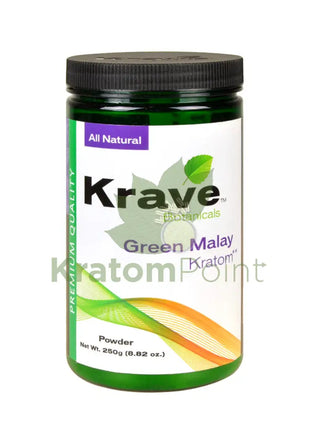 Krave Kratom Green Malay powder, 250 grams