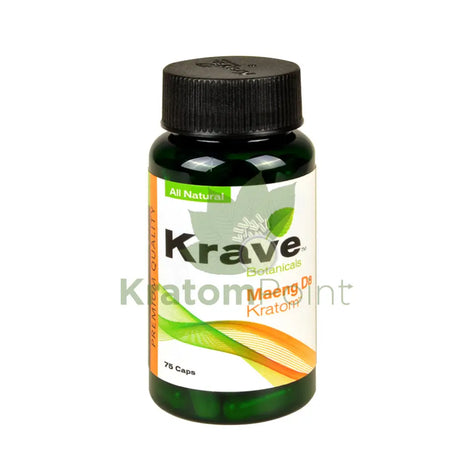 Krave Kratom Maeng Da Capsules, 75 count