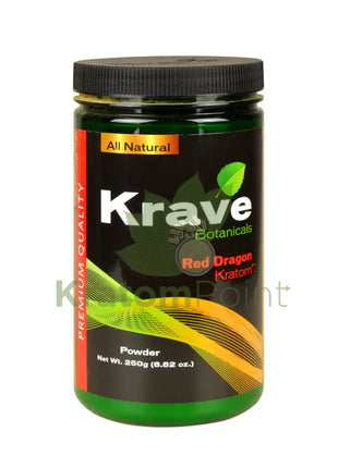 Krave Kratom Red Dragon powder, 250 grams