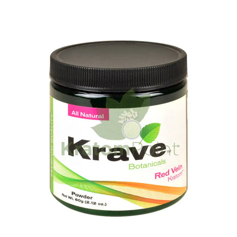 Krave Kratom Red Vein powder, 60 grams