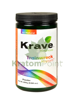 Krave Kratom Trainwreck powder, 250 grams