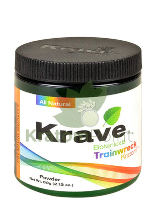 Krave Kratom Trainwreck powder, 60 grams