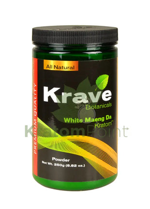 Krave Kratom White Maeng Da powder, 250 grams