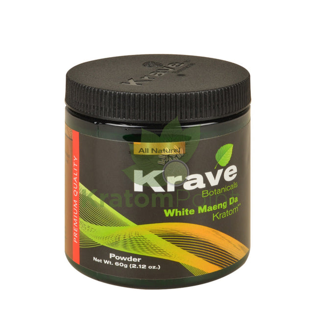 Krave Kratom White Maeng Da powder, 60 grams