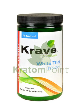 Krave Kratom White Thai powder, 250 grams