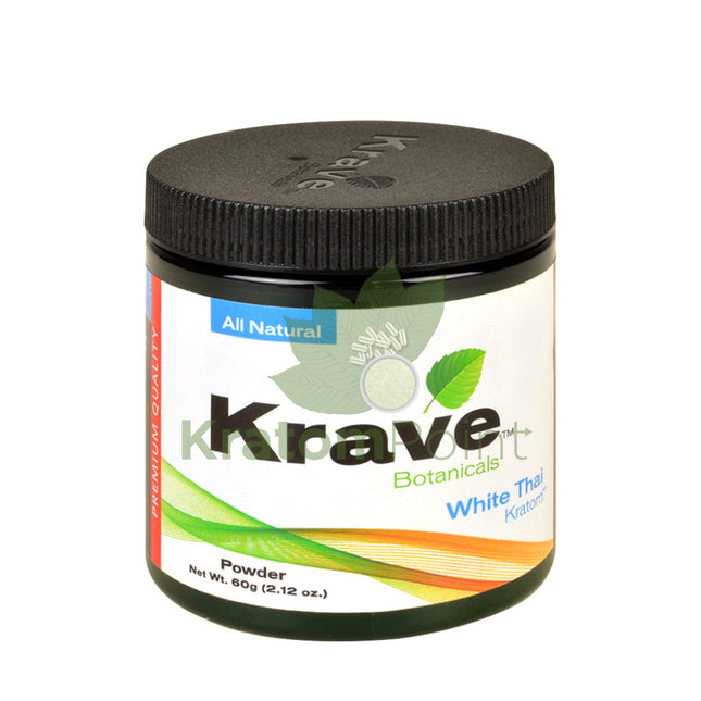 Krave Kratom White Thai powder, 60 grams