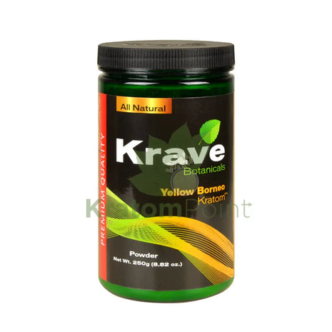 Krave Kratom Yellow Borneo powder, 250 grams