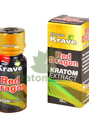 Krave Red Dragon Kratom Extract, 10ml, 1 bottle