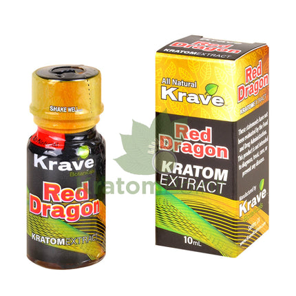 Krave Red Dragon Kratom Extract, 10ml, 1 bottle