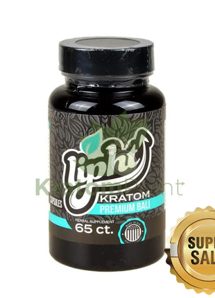 Lipht Kratom Premium Bali Capsules 65ct