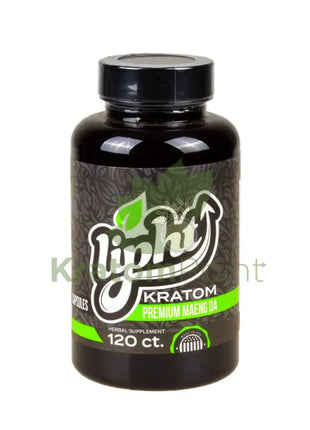 Lipht Kratom Premium Green Maeng Da Capsules 120ct