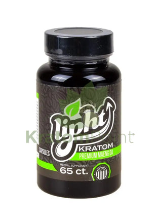 Lipht Kratom Premium Green Maeng Da Capsules 65ct