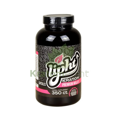 Lipht Kratom Premium Malay Capsules 350ct