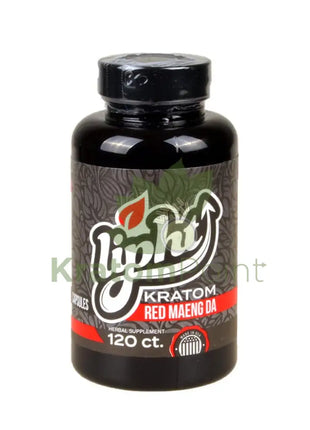 Lipht Kratom Premium Red Maeng Da Capsules 120ct