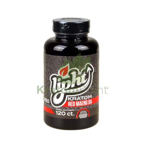 Lipht Kratom Premium Red Maeng Da Capsules 120ct