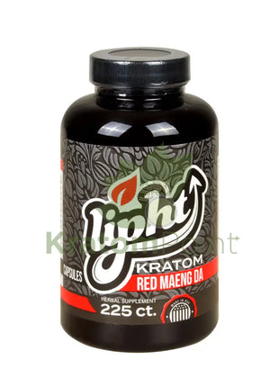 Lipht Kratom Premium Red Maeng Da Capsules 225ct