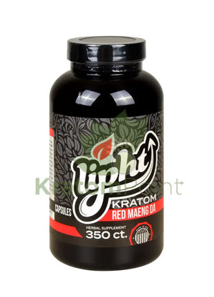 Lipht Kratom Premium Red Maeng Da Capsules 350ct