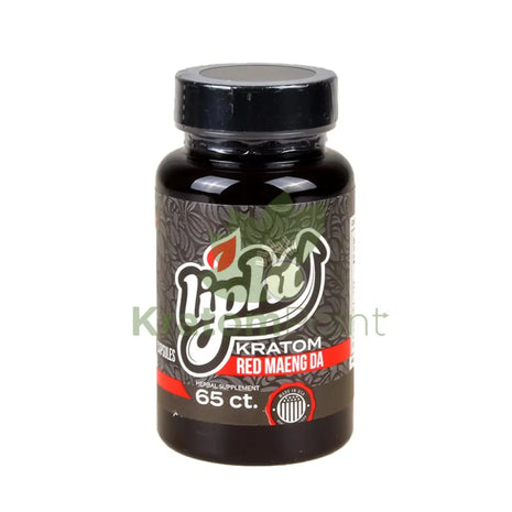 Lipht Kratom Premium Red Maeng Da Capsules 65ct