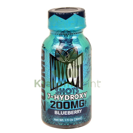 Maxx Out 7-hydroxy 30ml Blueberry Shot 200mg 1ct bottle Hydroxy