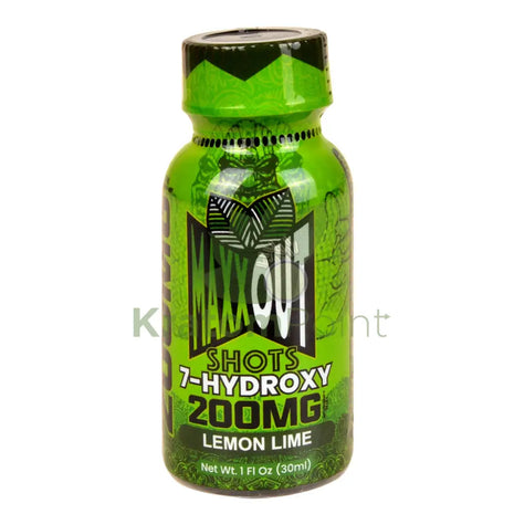 Maxx Out 7-hydroxy 30ml Lemon Lime Shot 200mg 1ct bottle Hydroxy