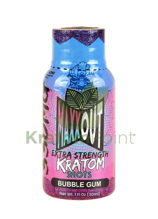 Maxx Out Extra Strength 30Ml Bubble Gum Kratom Shot 1Ct Bottle