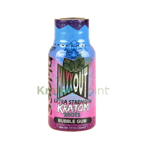 Maxx Out Extra Strength 30Ml Bubble Gum Kratom Shot 1Ct Bottle