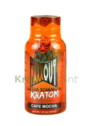 Maxx Out Extra Strength 30Ml Cafe Mocha Kratom Shot 1Ct Bottle