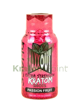 Maxx Out Extra Strength 30Ml Passion Fruit Kratom Shot 1Ct Bottle