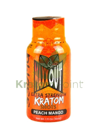 Maxx Out Extra Strength 30Ml Peach Mango Kratom Shot 1Ct Bottle