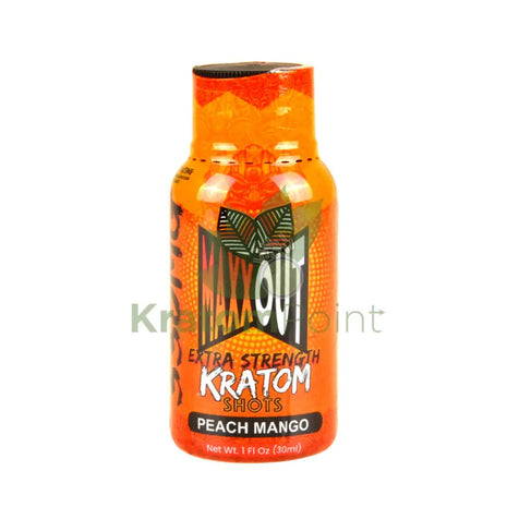 Maxx Out Extra Strength 30Ml Peach Mango Kratom Shot 1Ct Bottle