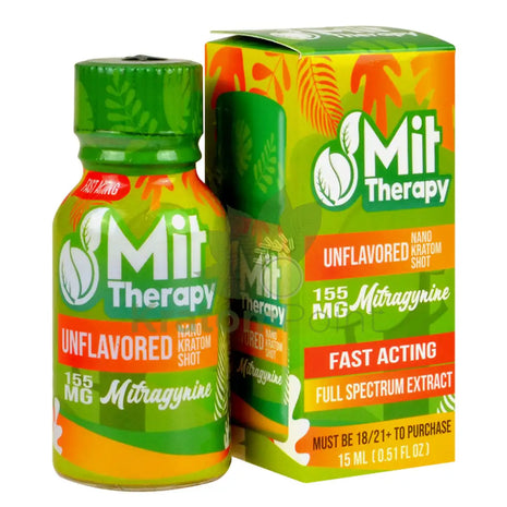 Mit Therapy 155Mg Unflavored Nano Kratom Shot 15Ml