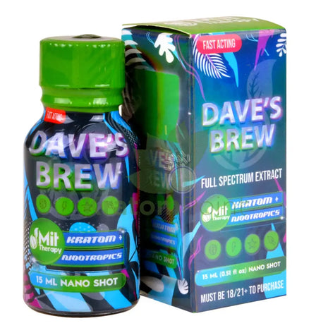 Mit Therapy Dave’s Brew Nano Kratom Shot 15Ml