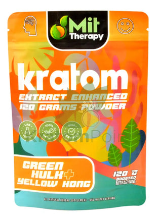 Mit Therapy Kratom Green Hulk + Yellow Kong 120 Grams