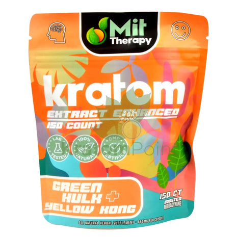 Mit Therapy Kratom Green Hulk + Yellow Kong 150 Count