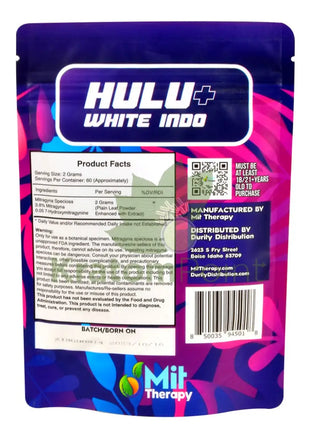 Mit Therapy Kratom Hulu + White Indo 120 Grams