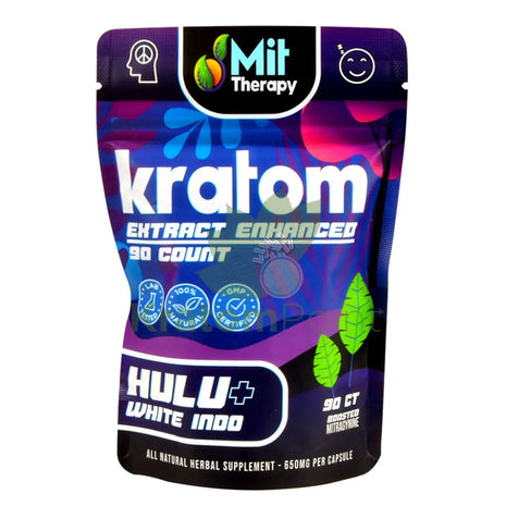 Mit Therapy Kratom Hulu + White Indo 90 Count