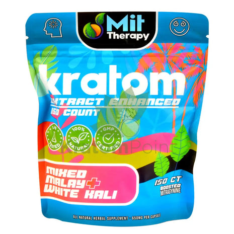 Mit Therapy Kratom Mixed Malay + White Kali 150 Count