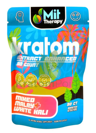 Mit Therapy Kratom Mixed Malay + White Kali 90 Count