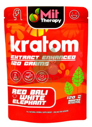 Mit Therapy Kratom Red Bali + White Elephant 120 Grams