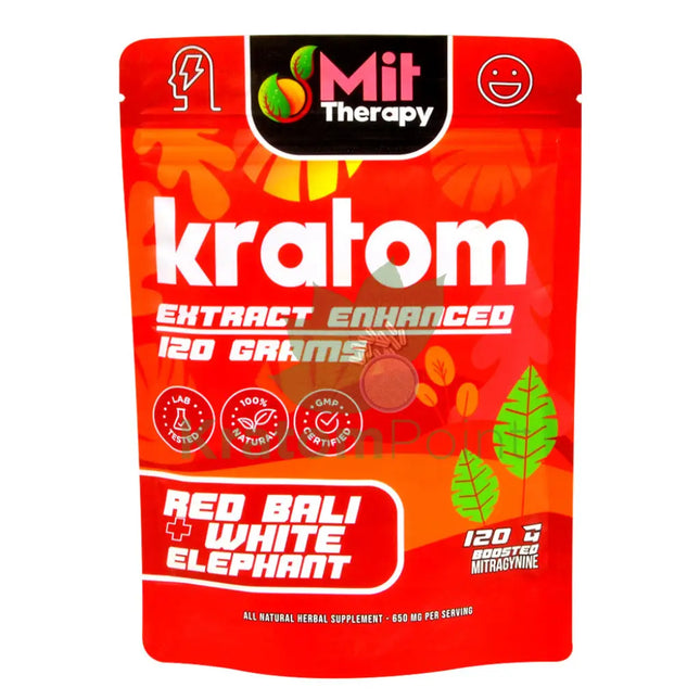 Mit Therapy Kratom Red Bali + White Elephant 120 Grams