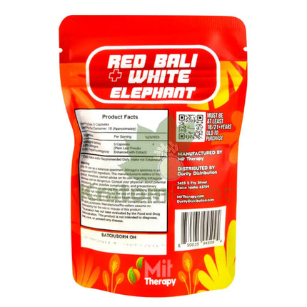 Mit Therapy Kratom Red Bali + White Elephant 90 Count