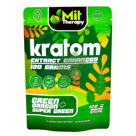 Mit Therapy Kratom Super Green + Dragon 120 Grams