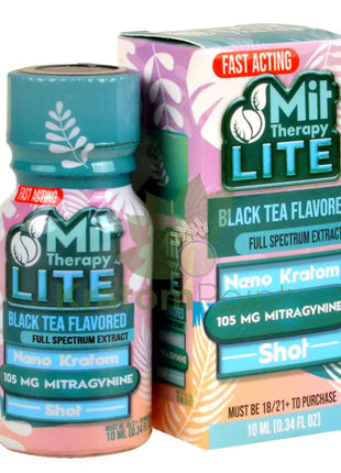 Mit Therapy Lite 105Mg Black Tea Nano Kratom Shot 10Ml