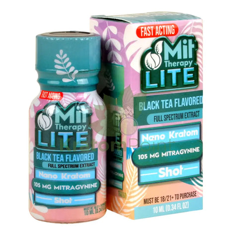 Mit Therapy Lite 105Mg Black Tea Nano Kratom Shot 10Ml