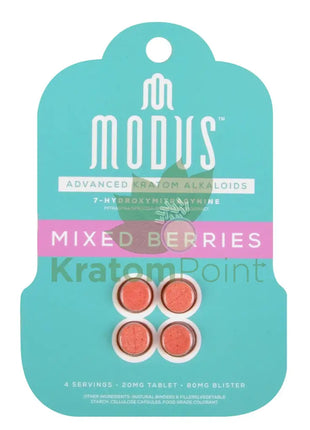 Modus 7-Oh Mixed Berries Tablets 4 Count