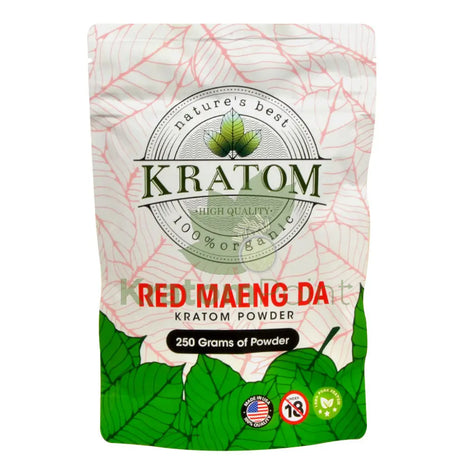 Natures Best Kratom Powder Red Maeng Da 250 Grams