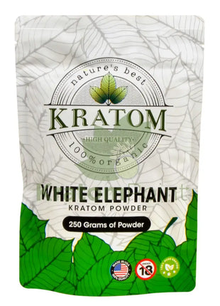 Natures Best Kratom Powder White Elephant 250 Grams