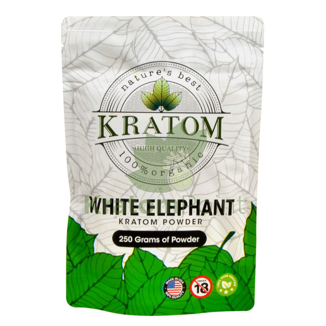 Natures Best Kratom Powder White Elephant 250 Grams