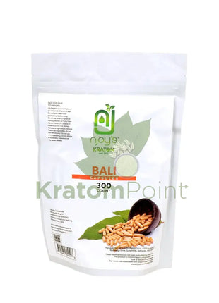 Njoys Bali Kratom Capsules 300 Count